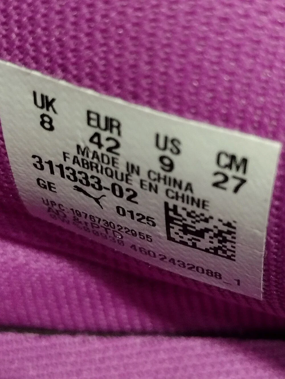 Puma LaMelo Ball LaFrance' Size 9 Butterfly Purple Sneakers